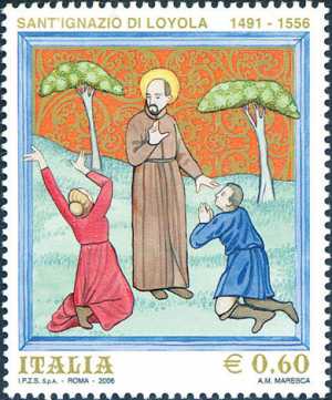 450° Anniversario della morte di Sant'Ignazio da Loyola  - iconografia di Sant'Ignazio di Loyola