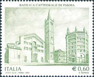 Patrimonio artistico e culturale italiano - Basilica Cattedrale di Parma - la Basilica ed il Battistero