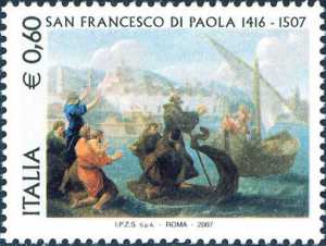 5° Centenario della morte di San Francesco di Paola - dipinto di Benedetto Luti