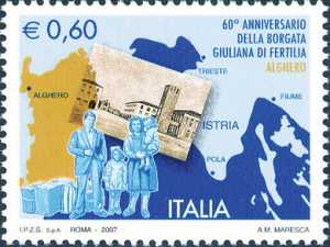 60° Anniversario della Borgata Giuliana di Fertilia - Alghero - famiglia di profughi