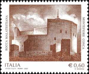 Patrimonio artistico e culturale italiano - Rocca Malatestiana - Montefiore Conca ( RN ) - la Rocca