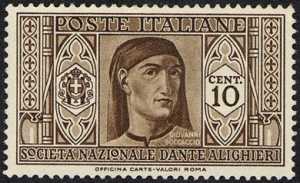 1932 - Pro Società Nazionale «Dante Alighieri» - Giovanni Boccaccio