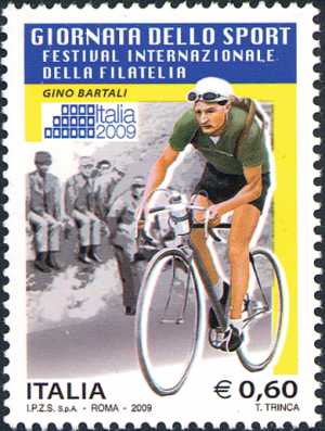 Festival Internazionale della filatelia  « Italia 2009» - Giornata dello sport - Gino Bartali