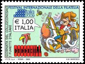 Festival Internazionale della filatelia « Italia 2009» - Giornata del Collezionismo - Cocco Bill