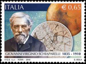 Centenario della morte di Giovanni Virginio Schiaparelli - ritratto dell'astronomo