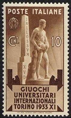 1933 - Giuochi Universitari Internazionali  - Torino