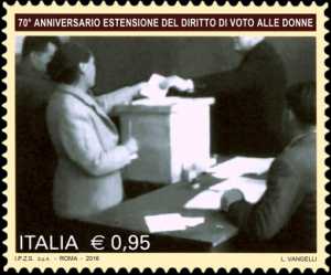  70° anniversario dell’estensione del diritto di voto alle donne