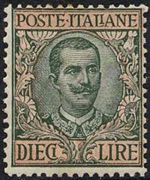1910 - Francobollo del 1901 modificato