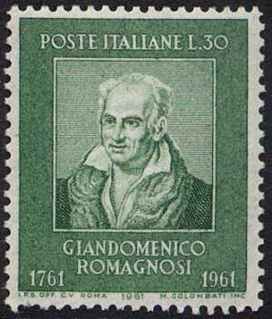 Bicentenario della nascita di Giandomenico Romagnosi - ritratto