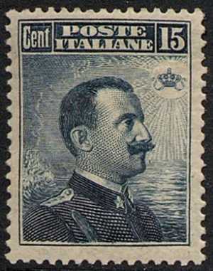 1911 - Effige di Vittorio Emanuele III - volta a destra