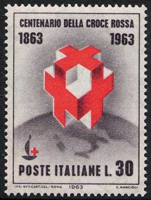 Centenario della fondazione della Croce Rossa - L. 30