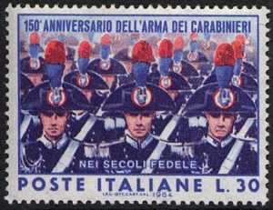 150° Anniverario dell'Arma dei Carabinieri - reparto di Carabinieri