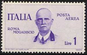 Posta Aerea - Volo Roma-Mogadiscio - Vittorio Emanuele III