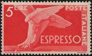 1945 - Repubblica - Espressi - Serie «Democratica»  