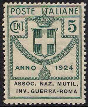 1924 - Enti Semistatali - Regno - Associazione Nazionale Mutilati e Invalidi di Guerra