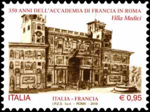 350° Anniversario della fondazione  della Accademia di Francia in Roma