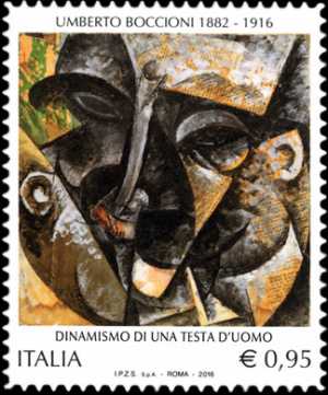 Patrimonio artistico e culturale italiano :  Centenario della morte di Umberto Boccioni