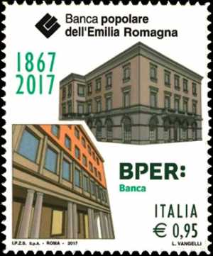 Banca Popolare dell'Emilia Romagna  ( BPER ) - 150° anniversario della fondazione