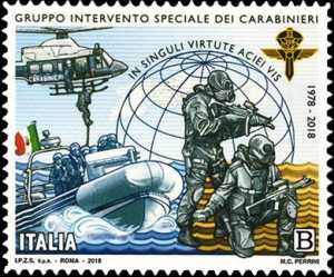 40° Anniversario della istituzione del GIS : Gruppo di Intervento Speciale dell’Arma dei Carabinieri 
