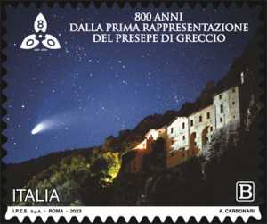 Patrimonio artistico e culturale italiano : Il presepe di Greccio - 800° anniversario della prima rappresentazione