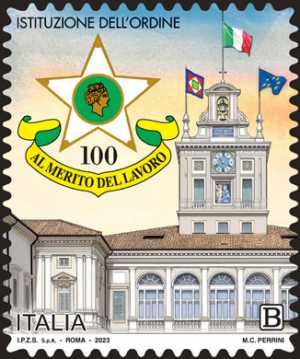 Patrimonio artistico e culturale italiano: Onorificenza 'Stella al Merito del Lavoro' - 100° anniversario della istituzione