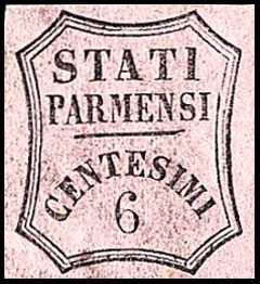 1853 - Segnatasse per giornali - ottagono a linee curve