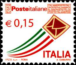 Serie ordinaria - Posta Italiana - 0,15