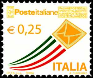 «Posta Italiana» - serie ordinaria - 25 c.