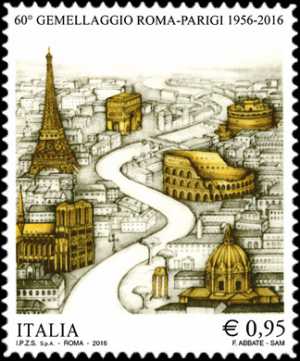 60° Anniversario del gemellaggio Roma-Parigi