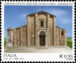 Patrimonio artistico e culturale italiano   :   Abbazia di San Gervasio di Bulgaria - Mondolfo