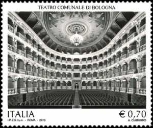 Patrimonio artistico e culturale italiano : 250° Anniversario dell'inaugurazione del Teatro Comunale di Bologna