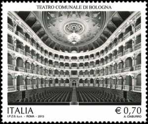 Patrimonio artistico e culturale italiano : 250° Anniversario dell'inaugurazione del Teatro Comunale di Bologna