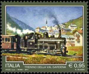  Patrimonio naturale e paesaggistico   :  Il trenino della Valgardena