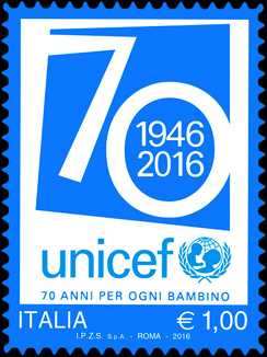 70° Anniversario della istituzione dell' UNICEF