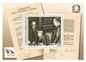 70° Anniversario della promulgazione della Costituzione della Repubblica Italiana