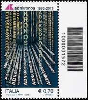 2013 - Made in Italy - Adnkronos - codice a barre n° 1572   a   SINISTRA