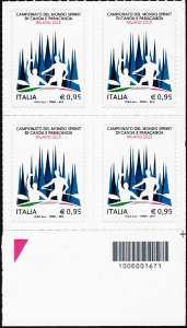 Campionato del mondo sprint di canoa e paracanoa - quartina con codice a barre n° 1671