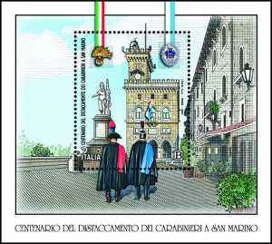 Distaccamento dei Carabinieri a San Marino - Centenario dell'insediamento