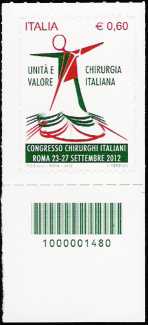 Italia 2012 - Chirurgia Italiana - codice a barre n° 1480