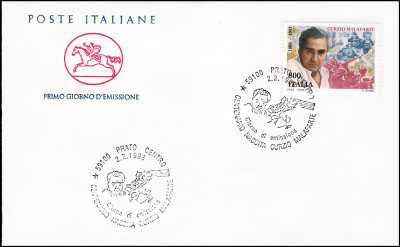 1998 - Curzio Malaparte  - FDC  CAVALLINO - Annullo ufficiale Roma Filatelico 