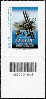 Italia 2013 - Turistica - 40ª serie - Manifesto storico dell' ENIT - codice a barre n° 1545