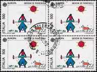 1989 - Europa - Giochi infantili - 500 L.