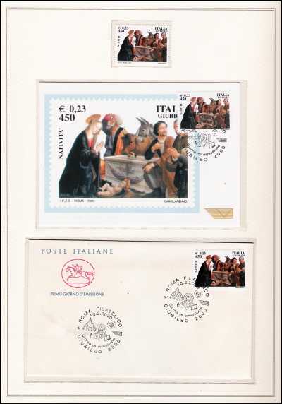 Italia 2000 - Celebrativi del Giubileo Anno 2000 - folder