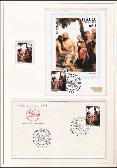 Italia 2000 - Celebrativi del Giubileo Anno 2000 - folder
