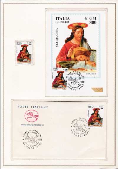 Italia 2000 - Celebrativi del Giubileo Anno 2000 - folder