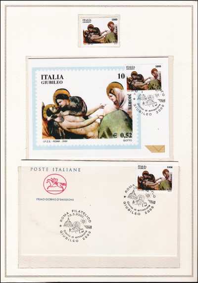 Italia 2000 - Celebrativi del Giubileo Anno 2000 - folder