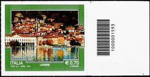 2014 - Turistica - 41ª serie - Lovere ( BG ) - codice a barre n° 1593