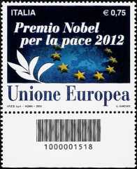 Italia 2012 - Concilio Ecumenico Vaticano II - codice a barre n° 1508