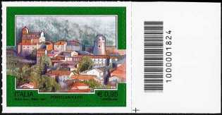 Turistica  44ª serie - Pontelandolfo  (BN) - francobollo con codice a barre n° 1824