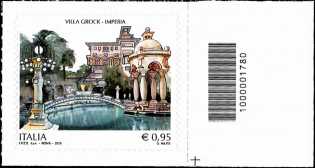  Villa Grock - Imperia - francobollo con codice a barre n° 1780 
